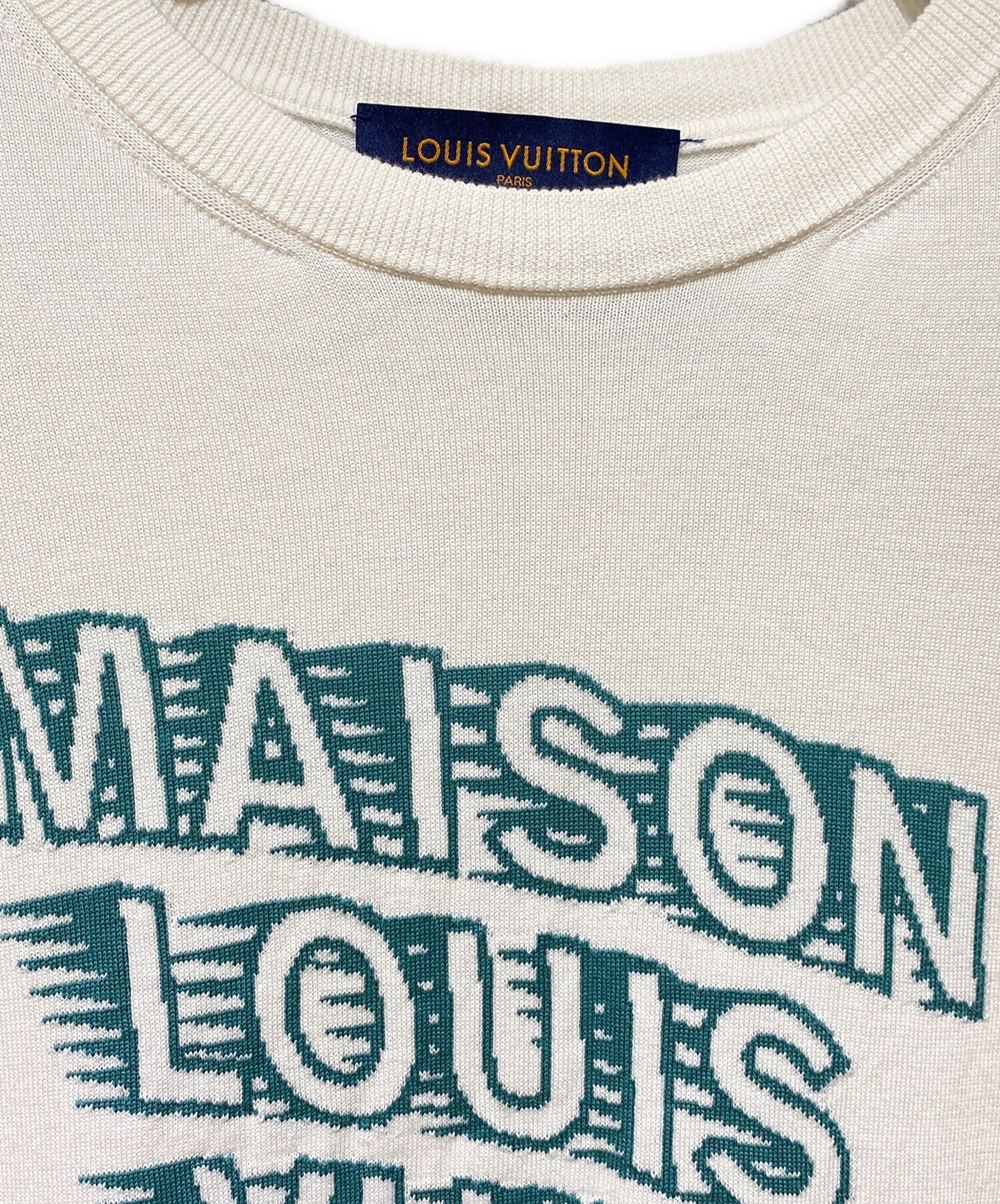 [Pre-owned] LOUIS VUITTON Logo Embroidery Cut and Sewn RM2129 HA0 HLN31W