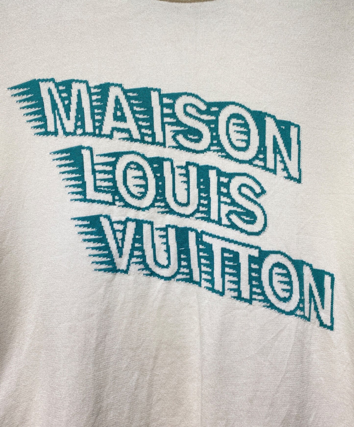 [Pre-owned] LOUIS VUITTON Logo Embroidery Cut and Sewn RM2129 HA0 HLN31W