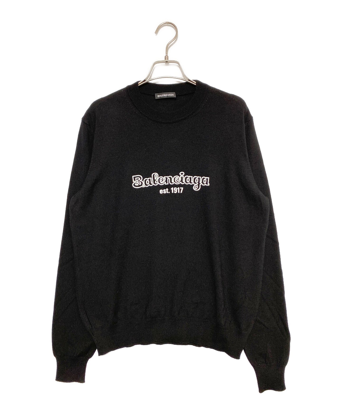 [Pre-owned] BALENCIAGA Logo Knit 583081 T1478