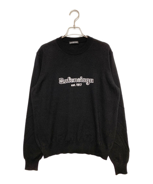 [Pre-owned] BALENCIAGA Logo Knit 583081 T1478