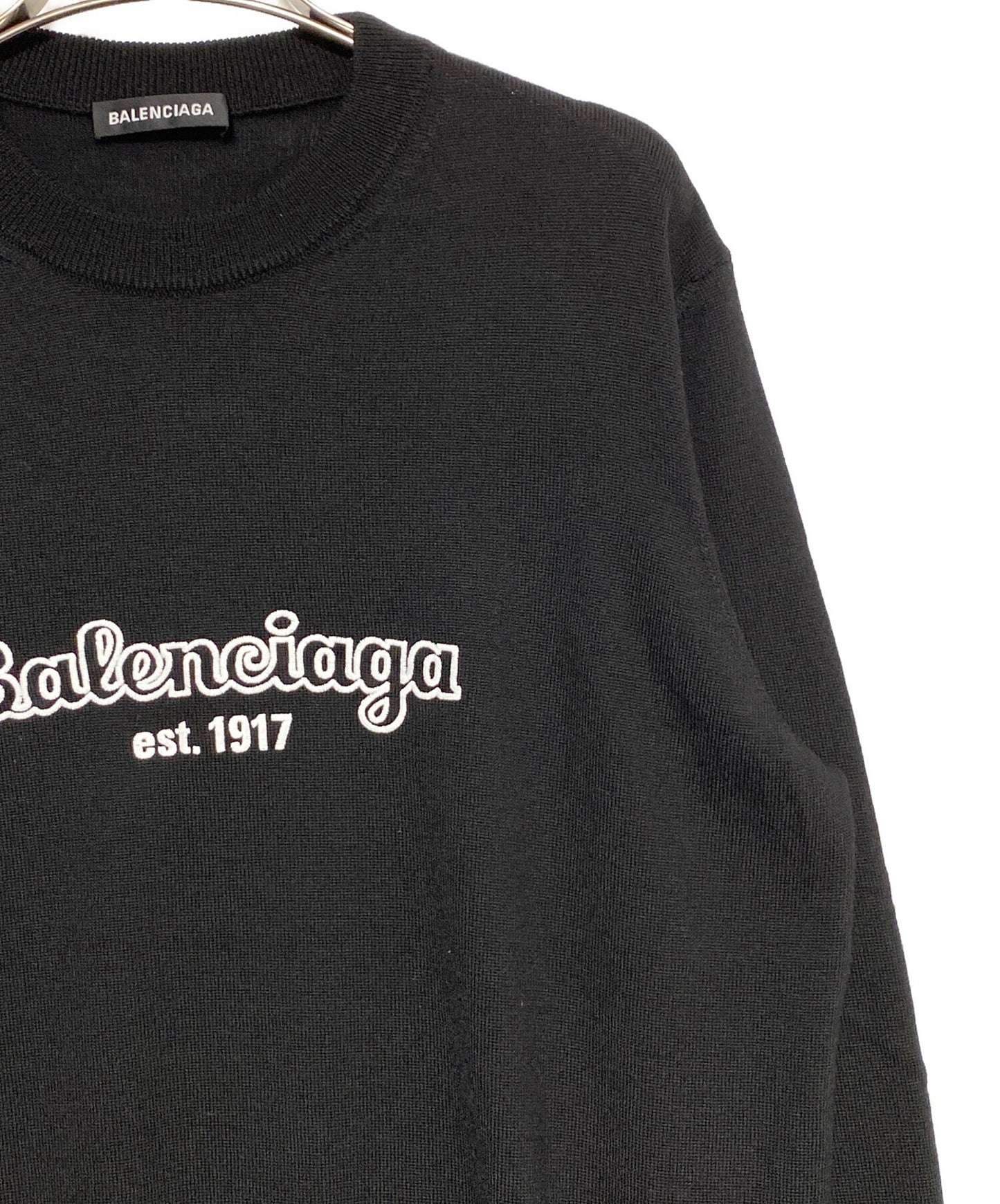 [Pre-owned] BALENCIAGA Logo Knit 583081 T1478