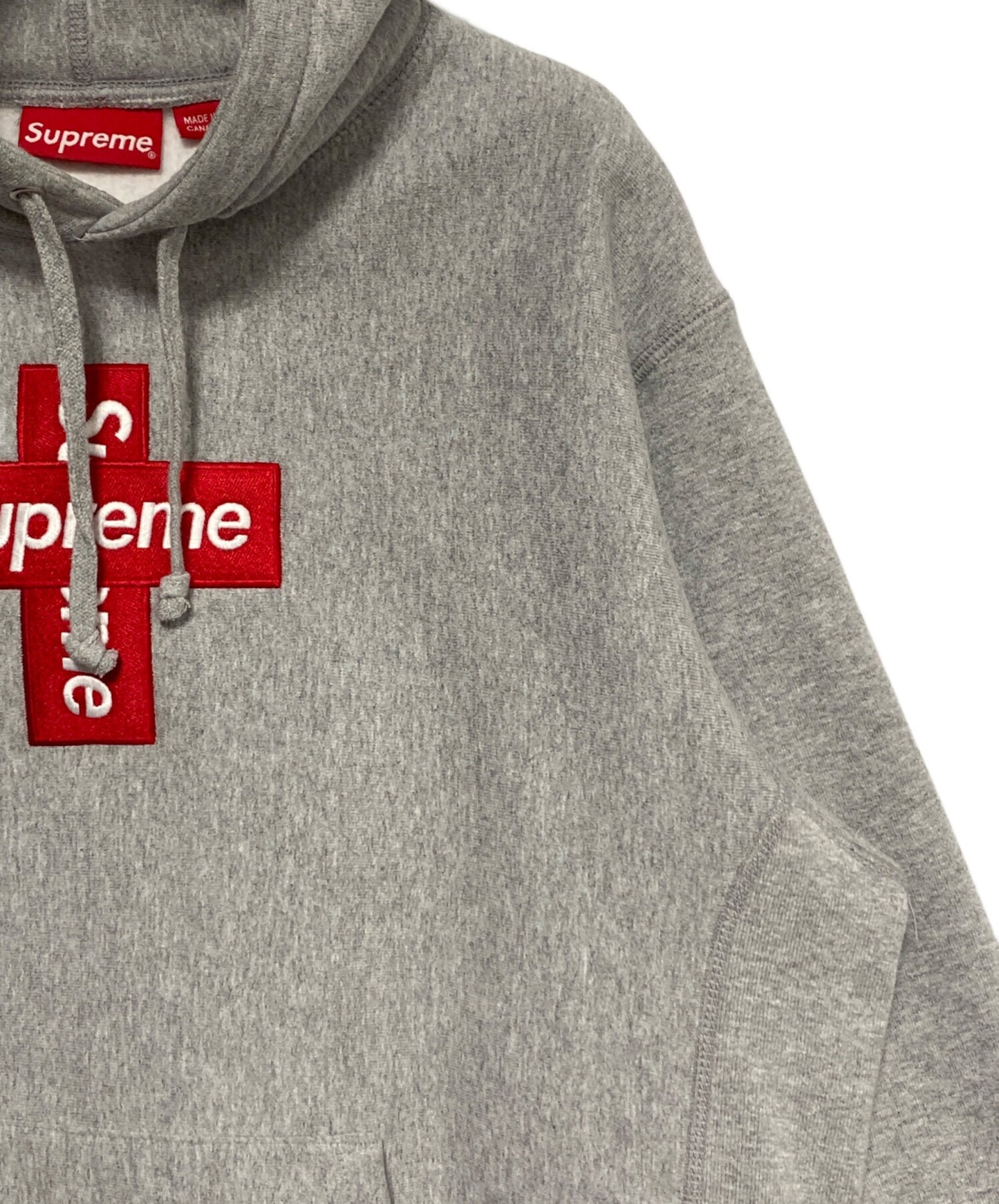 [Pre-owned] SUPREME Cross Box Logo Hooded Sweatshirt