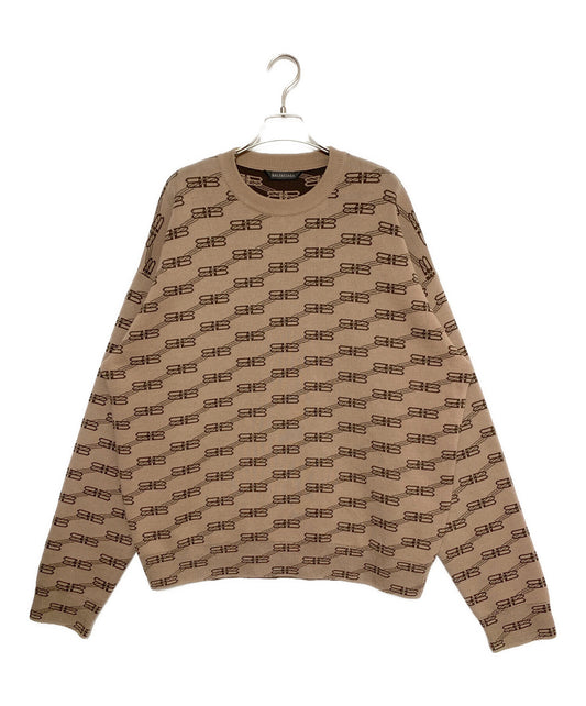 [Pre-owned] BALENCIAGA BB Logo Knit 733859 T3253