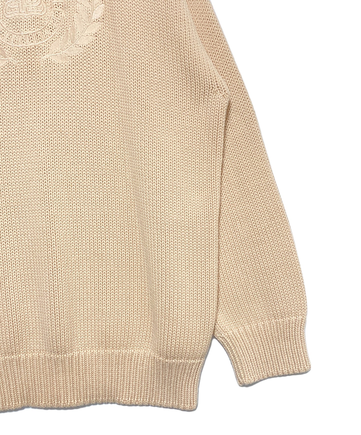 [Pre-owned] BALENCIAGA Embroidery oversized knit 664369 T3211