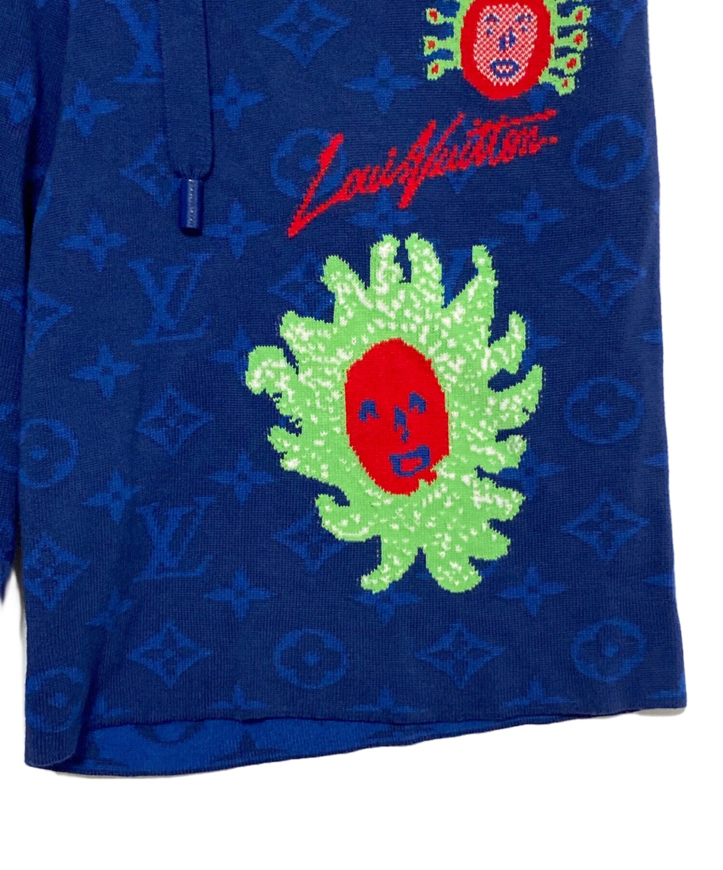 [Pre-owned] LOUIS VUITTON Monogram Face Half Pants RM232H ZLW HON29W