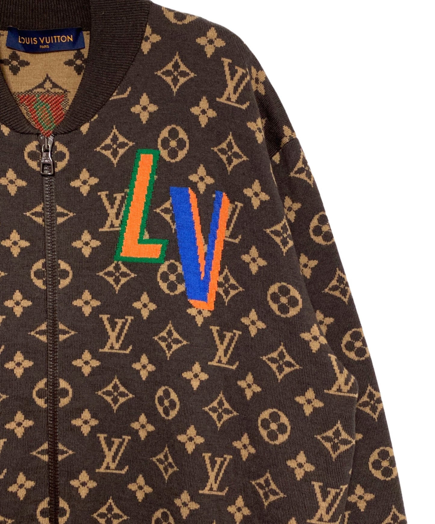 [Pre-owned] LOUIS VUITTON Monogram Knit Blouson RM212M ZLL HLN11W