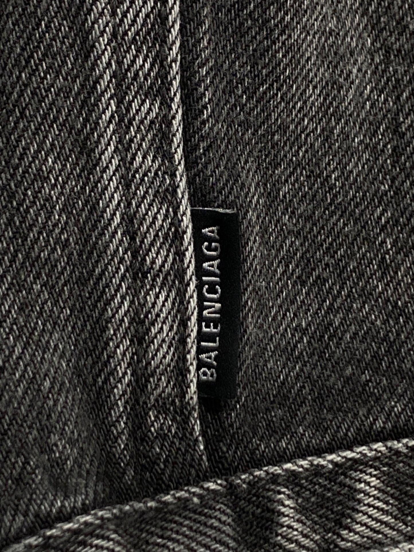 [Pre-owned] BALENCIAGA Back Logo Denim Jacket 557351 TBP47