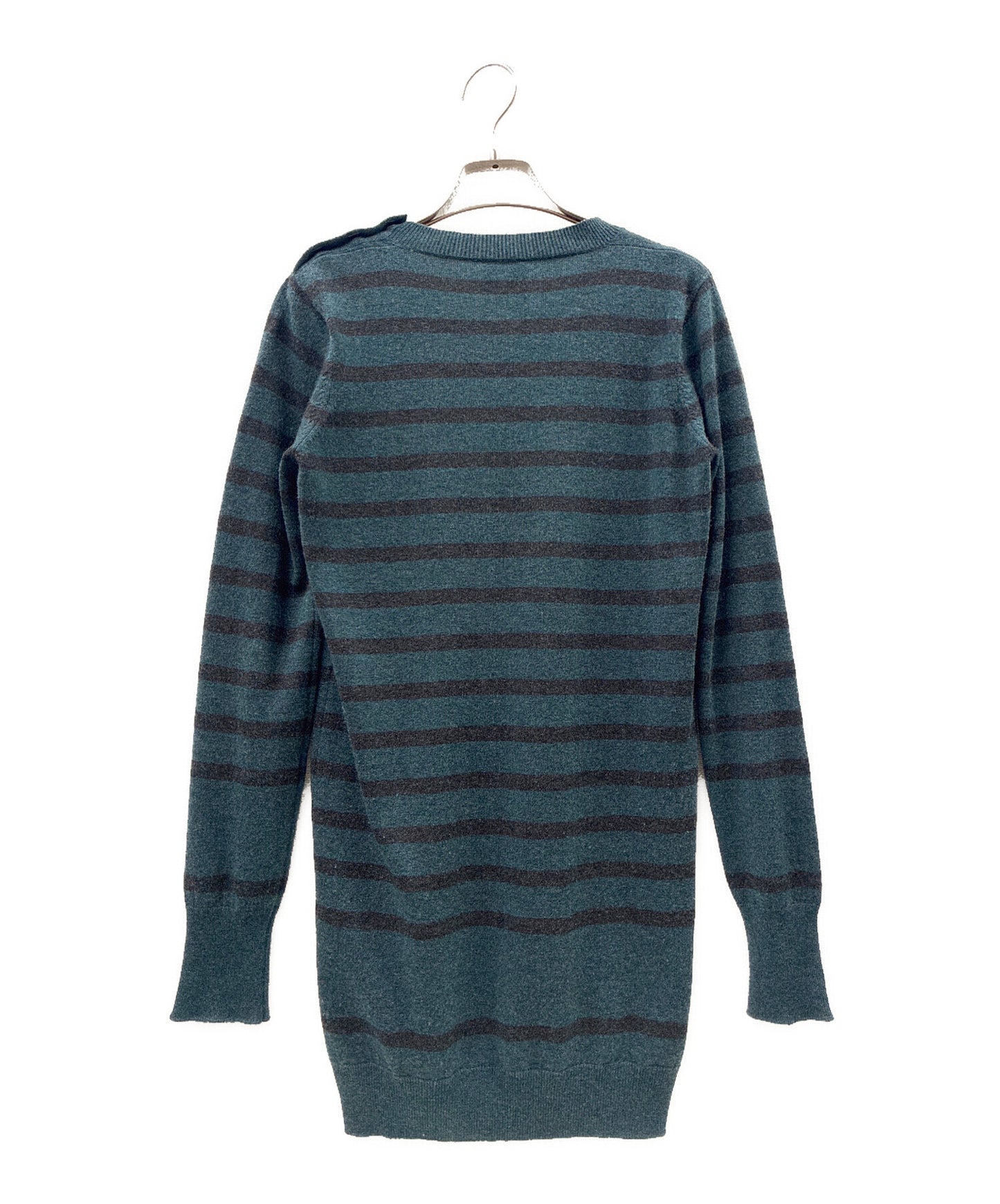 [Pre-owned] CHANEL Coco Mark Turnlock Border Knit / P41974K03184 / 2011 / Knit Dress / Coco Mark / CC Mark / Mini Dress P41974K03184