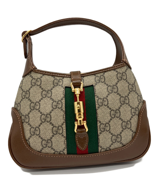 [Pre-owned] GUCCI GG Supreme Jackie 1961 Mini Bag 637092