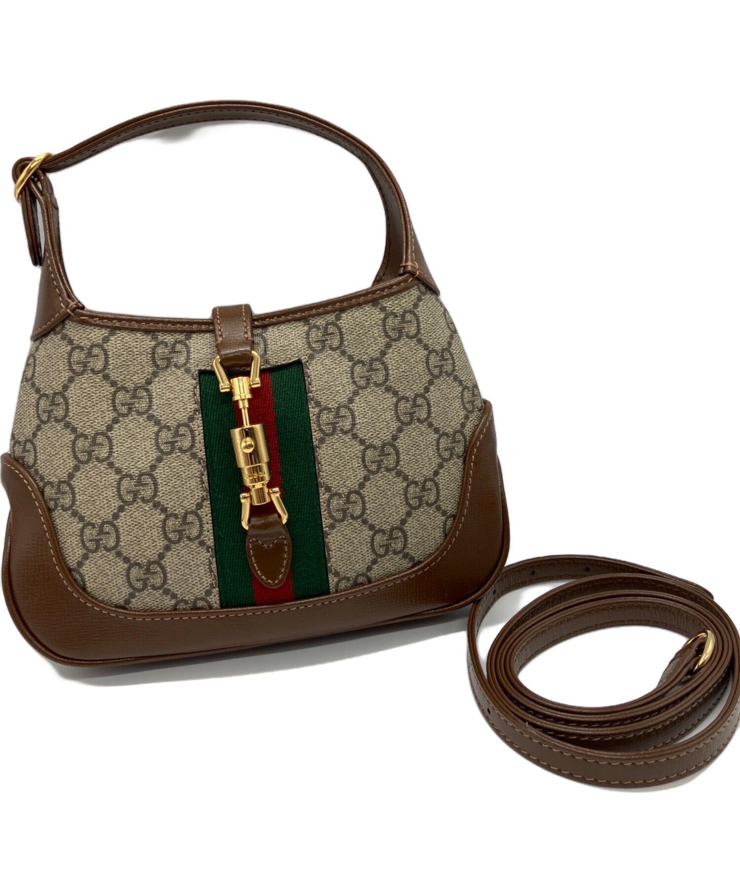 [Pre-owned] GUCCI GG Supreme Jackie 1961 Mini Bag 637092