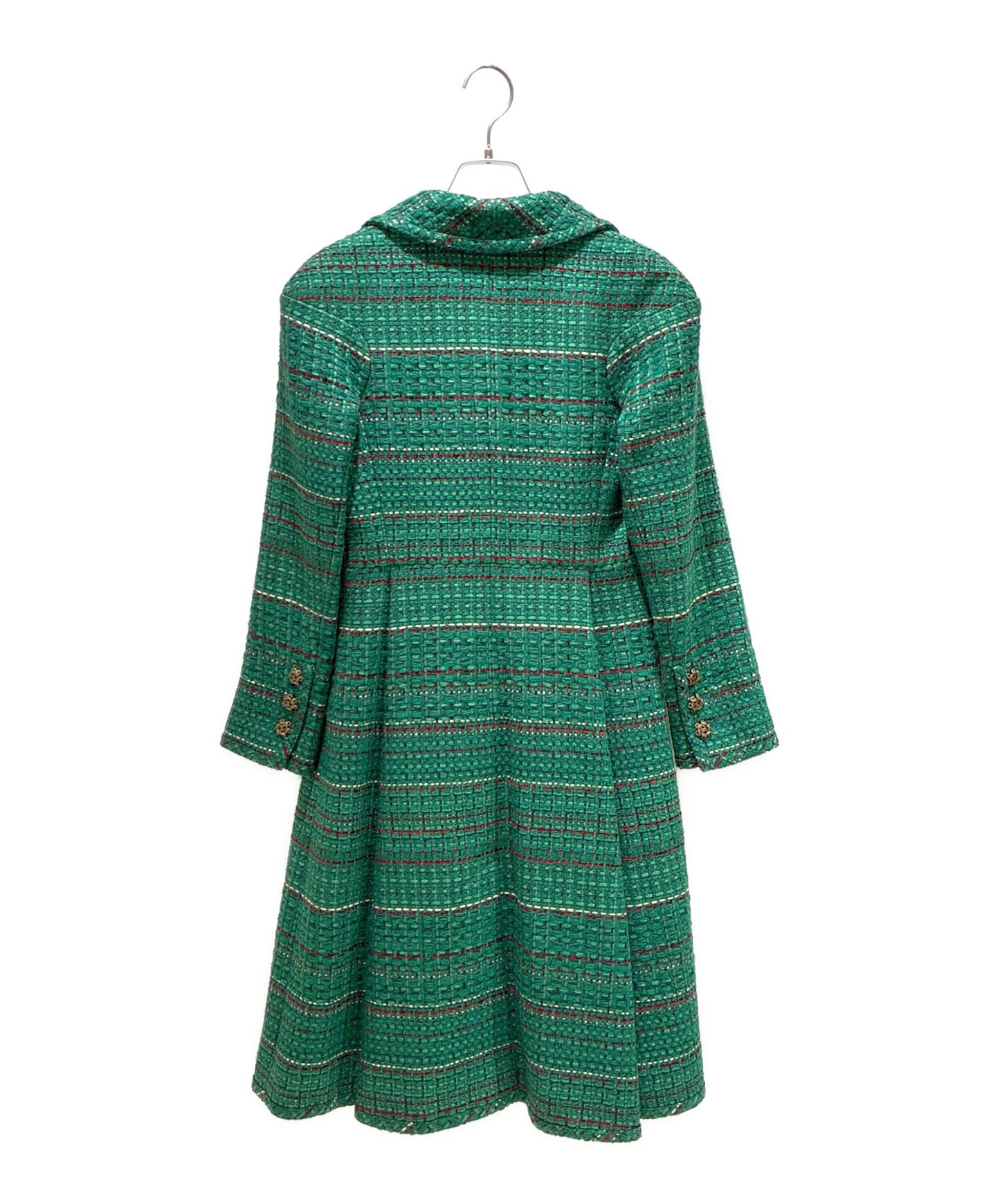 [Pre-owned] CHANEL Turnlock Tweed Coat / Tweed Jacket / P-Coat P51891V38656