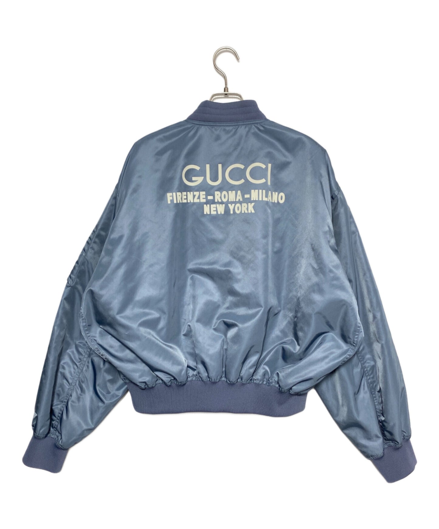[Pre-owned] GUCCI Back Logo Bomber Jacket 759627 ZAON8