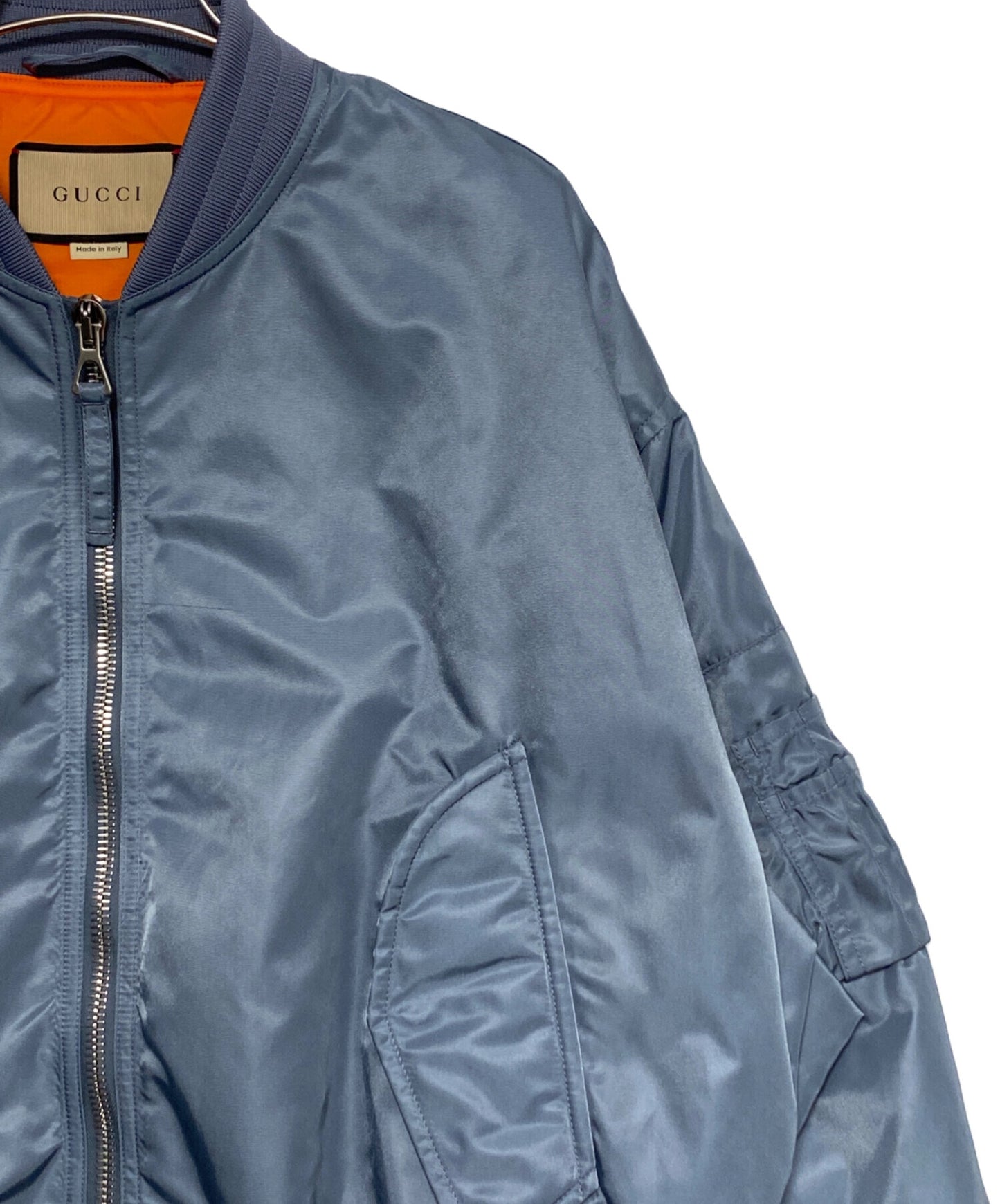 [Pre-owned] GUCCI Back Logo Bomber Jacket 759627 ZAON8