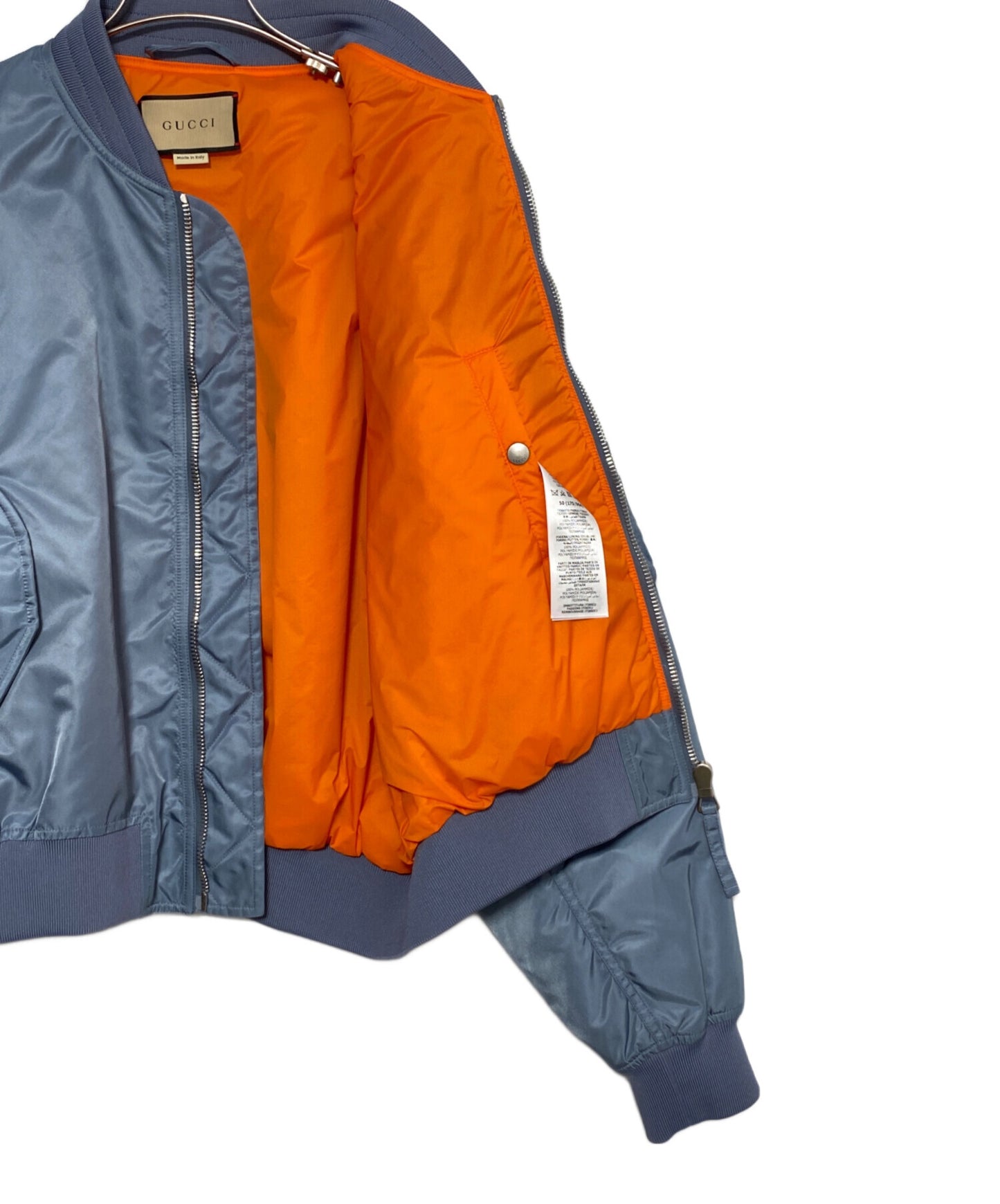 [Pre-owned] GUCCI Back Logo Bomber Jacket 759627 ZAON8