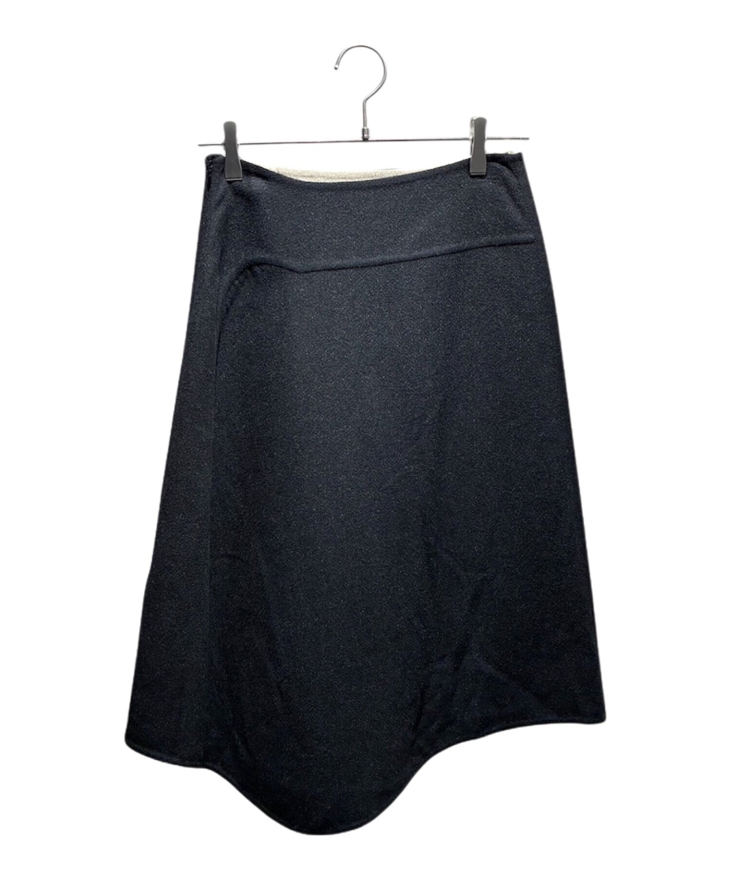 [Pre-owned] HERMES Cashmere blend double-faced skirt