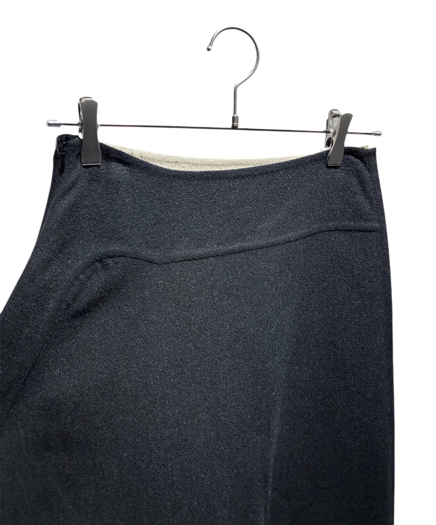 [Pre-owned] HERMES Cashmere blend double-faced skirt
