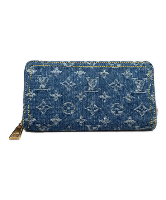[Pre-owned] LOUIS VUITTON Monogram Denim Zippy Wallet, long wallet, zip wallet M82958