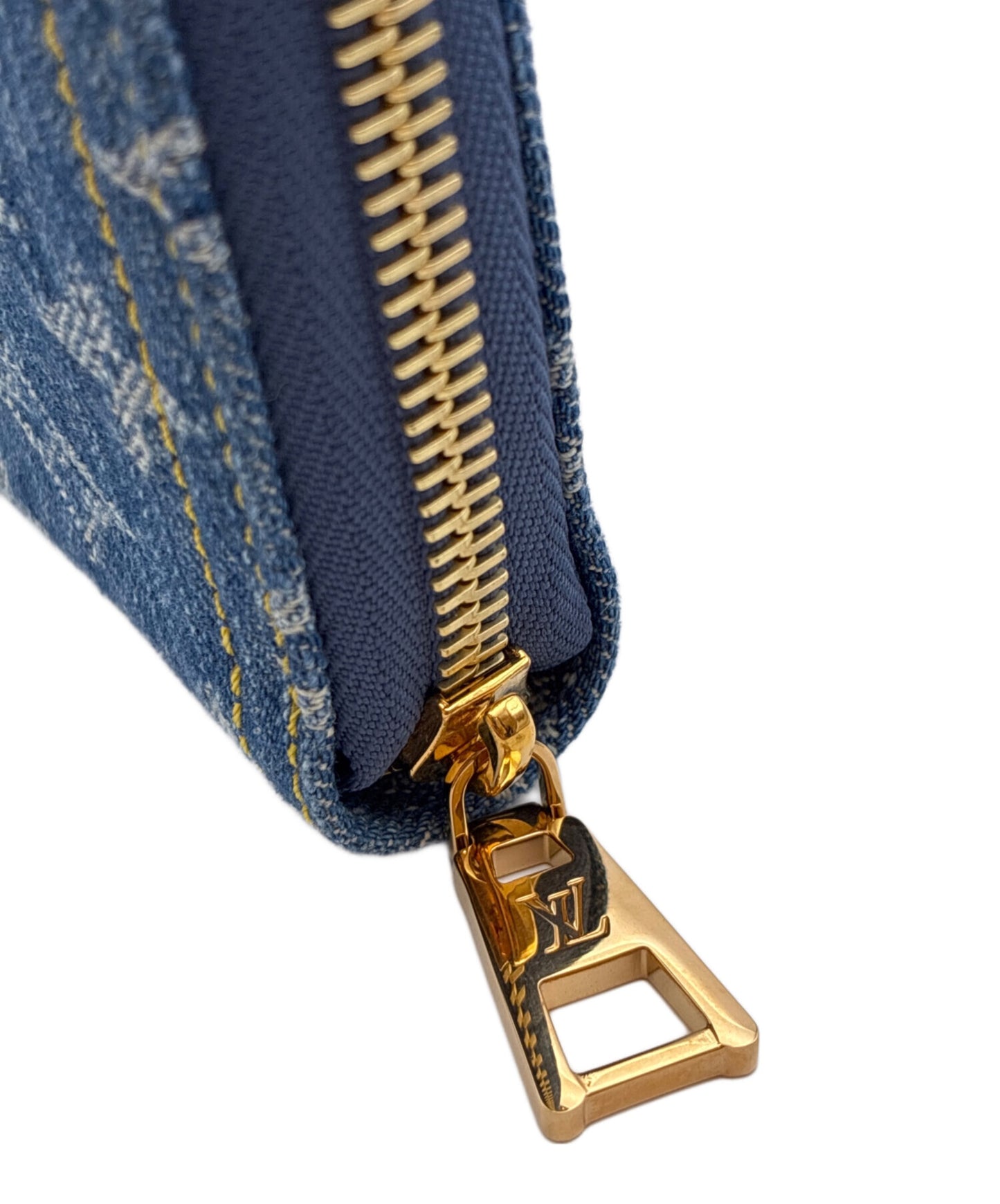 [Pre-owned] LOUIS VUITTON Monogram Denim Zippy Wallet, long wallet, zip wallet M82958