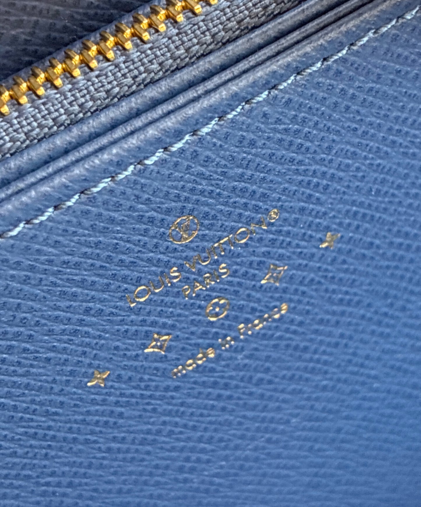 [Pre-owned] LOUIS VUITTON Monogram Denim Zippy Wallet, long wallet, zip wallet M82958
