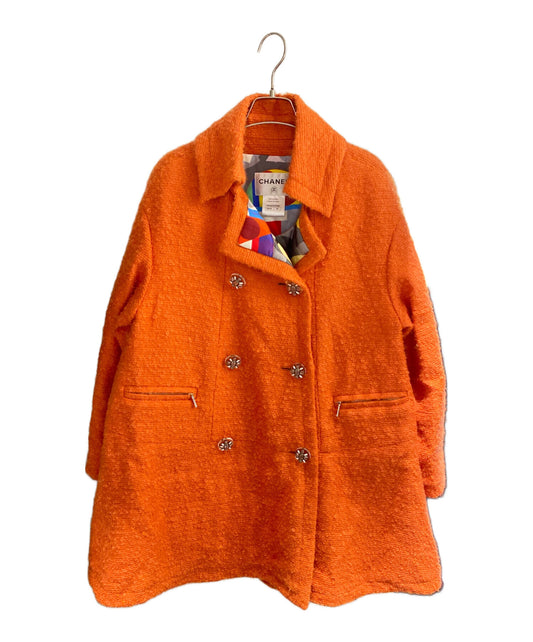 [Pre-owned] CHANEL Tweed Double Coat P50352W05586