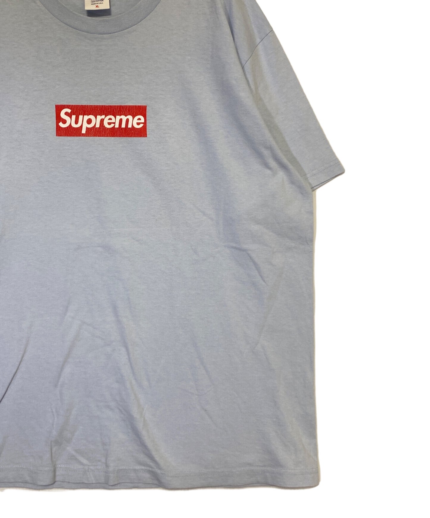 [Pre-owned] SUPREME 20th Anniversary BOX Logo Tee (20th Anniversary Box Logo Cut & Sew)
