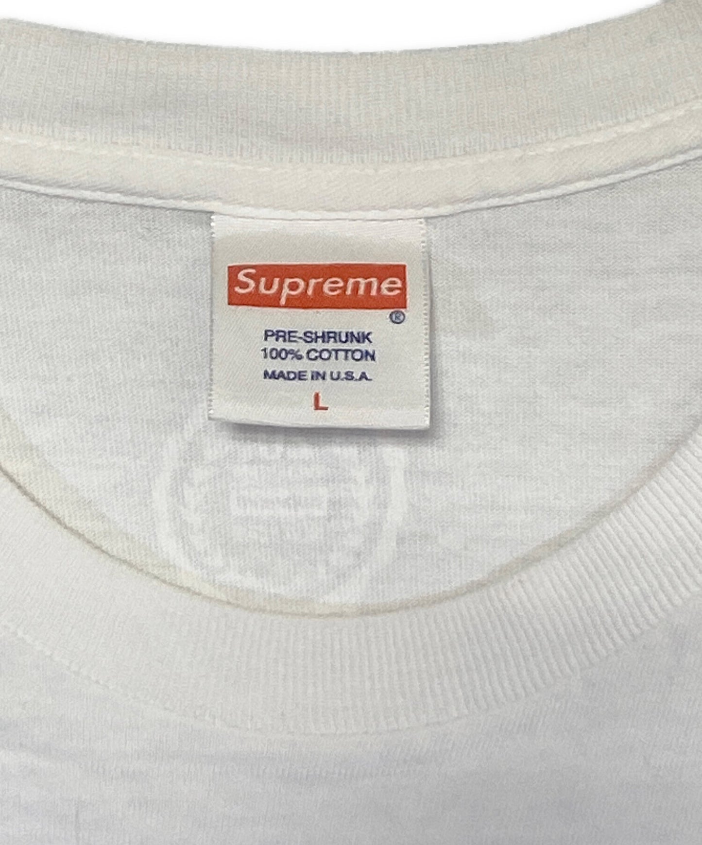 [Pre-owned] SUPREME 20th Anniversary BOX Logo Tee (20th Anniversary Box Logo Cut & Sew)