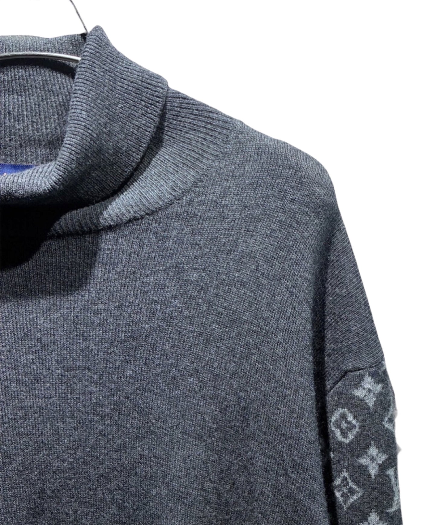 [Pre-owned] LOUIS VUITTON Monogram Sleeve Turtleneck Knit/High Neck/RM241MQ RM241MQ