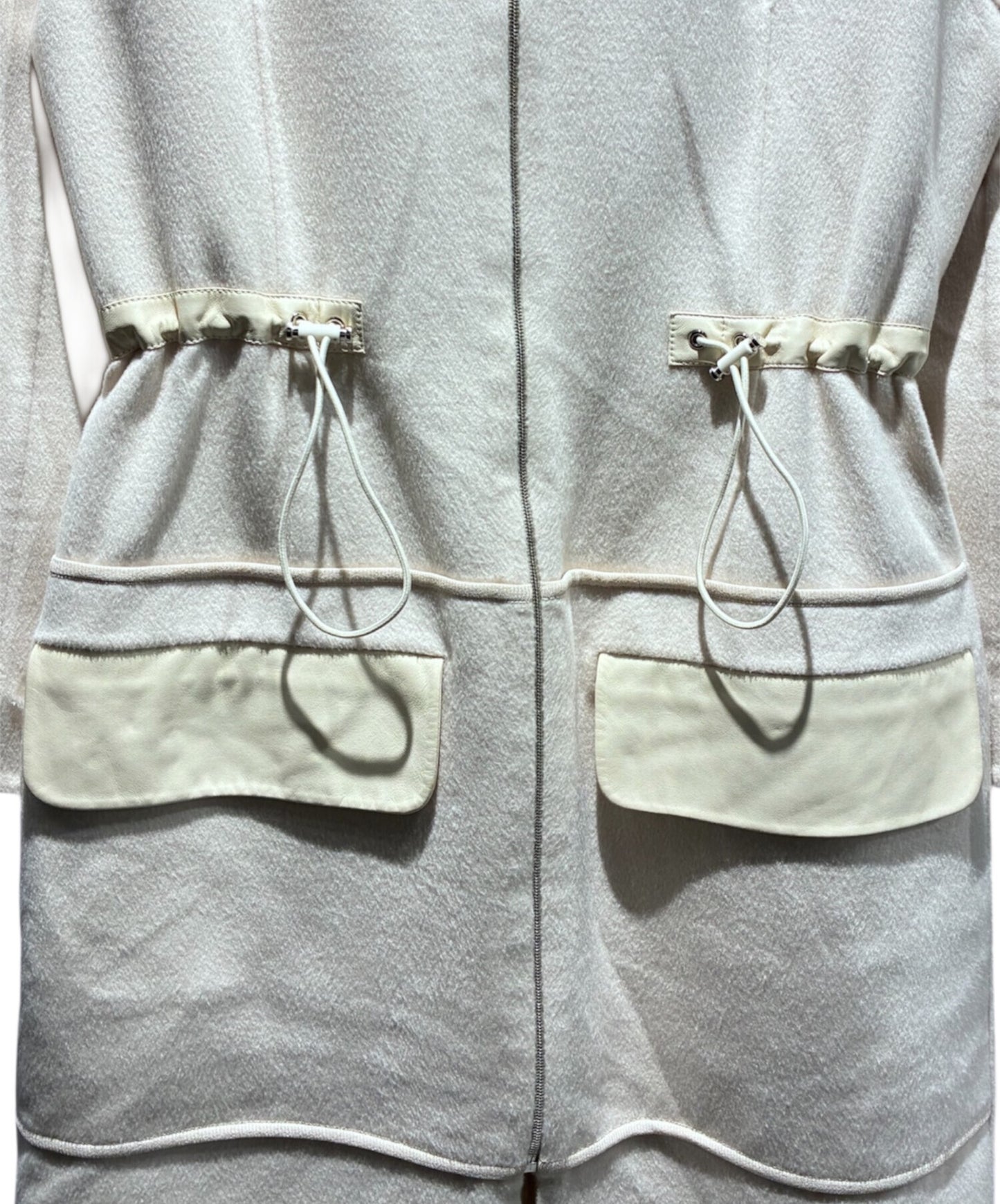 [Pre-owned] HERMES Cashmere Hooded Coat 06 76-7116