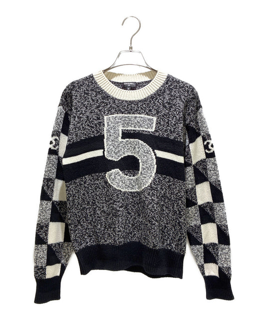 [Pre-owned] CHANEL NO.5 Knit Pullover/Long Sleeve Knit/Long Sleeve Knit P73214K10523