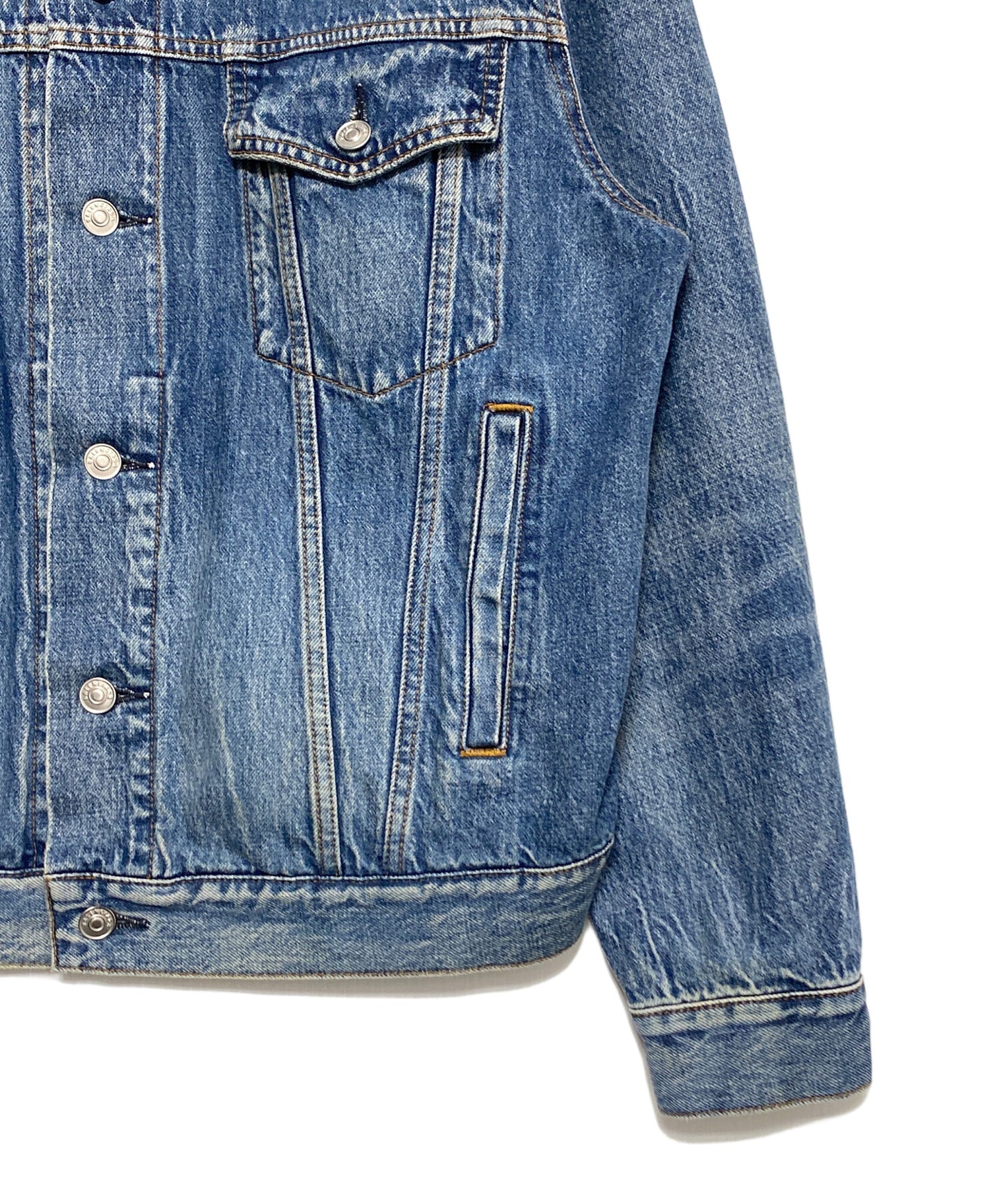 [Pre-owned] BALENCIAGA Back Logo Denim Jacket 557351 TBP48