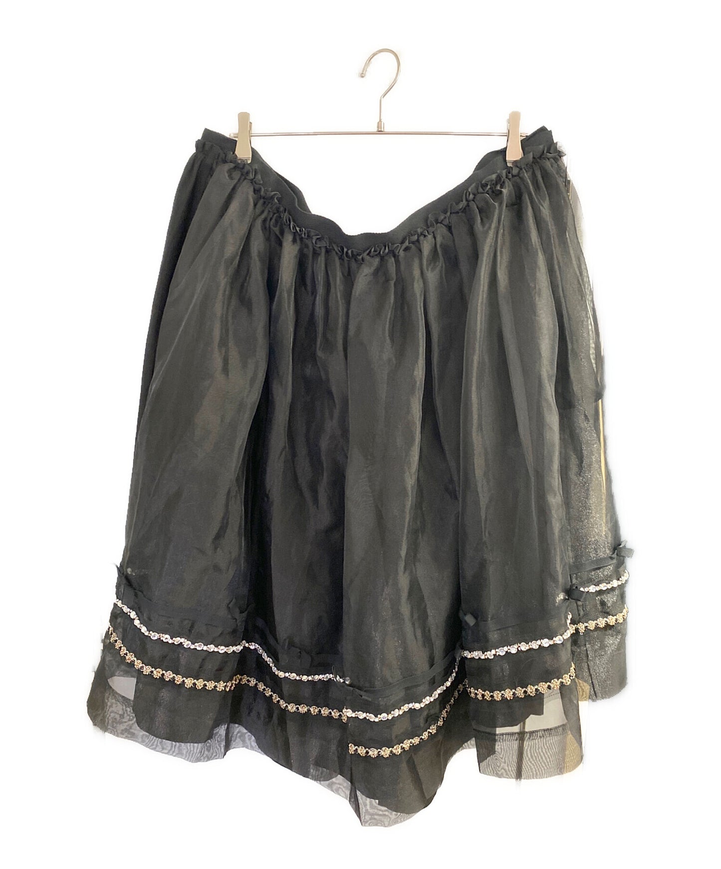 [Pre-owned] tricot COMME des GARCONS Ornamental wrap skirt TB-S205/AD2018