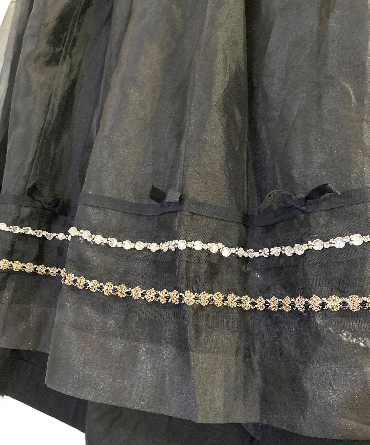 [Pre-owned] tricot COMME des GARCONS Ornamental wrap skirt TB-S205/AD2018