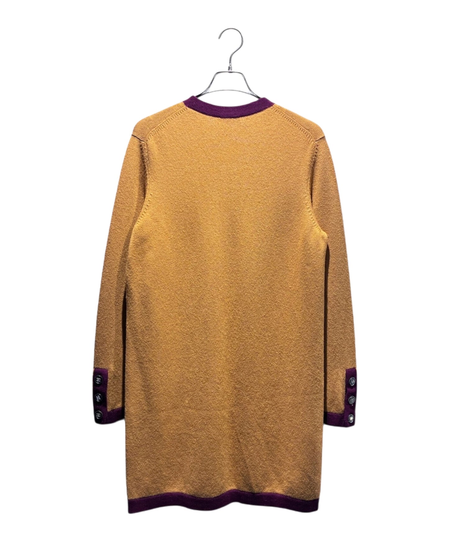 [Pre-owned] CHANEL Coco Button Cashmere Long Cardigan P71510K10302