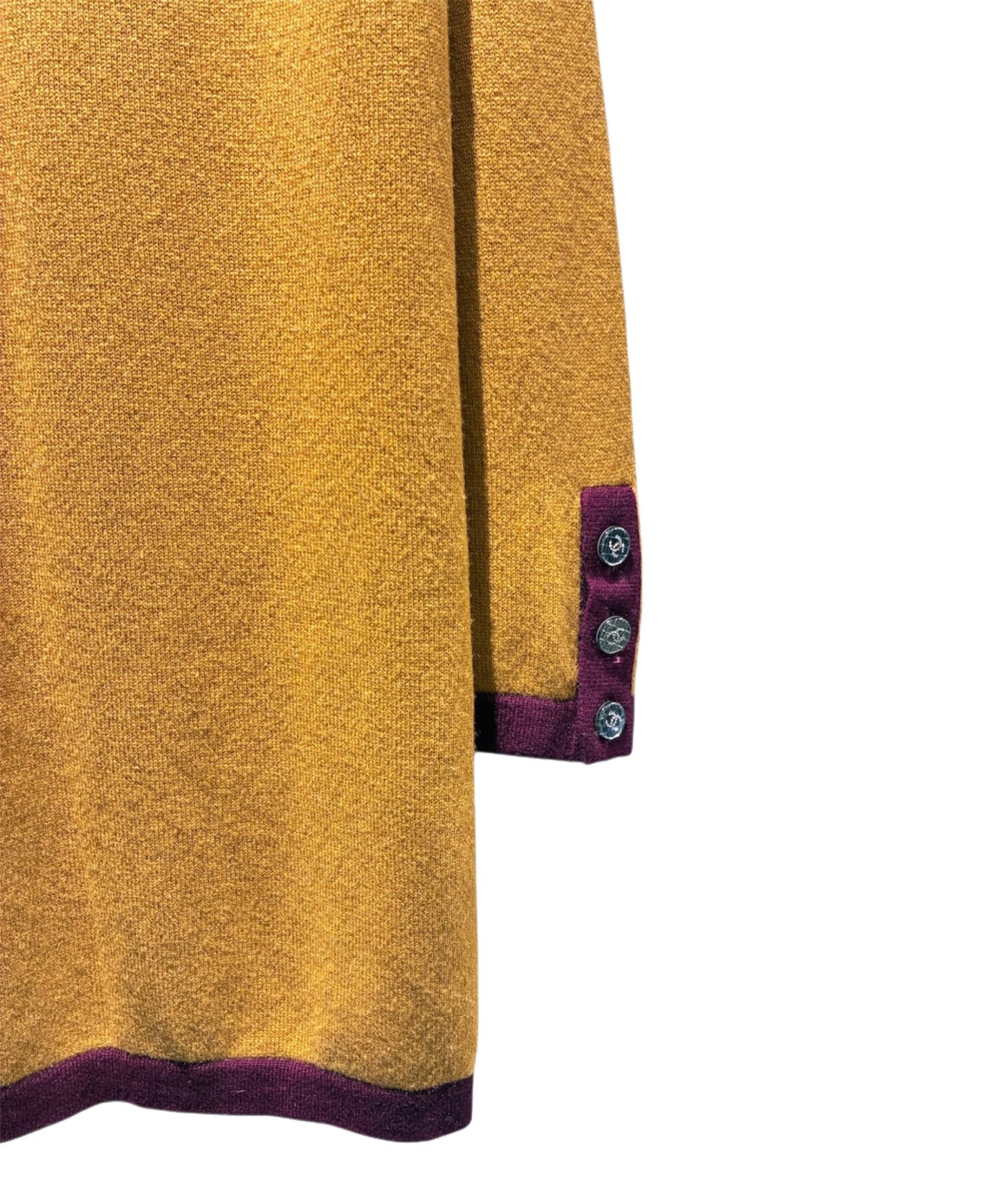 [Pre-owned] CHANEL Coco Button Cashmere Long Cardigan P71510K10302