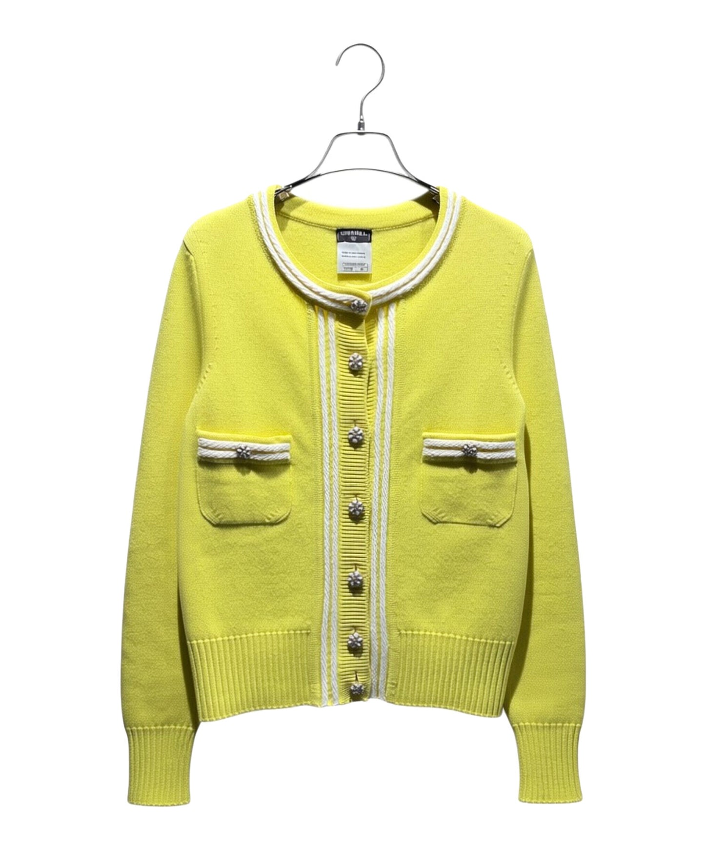 [Pre-owned] CHANEL Coco Button Cashmere Cardigan / Coco Mark / Knit Cardigan / Cashmere / P43020K04355 P43020K04355: circa 2012