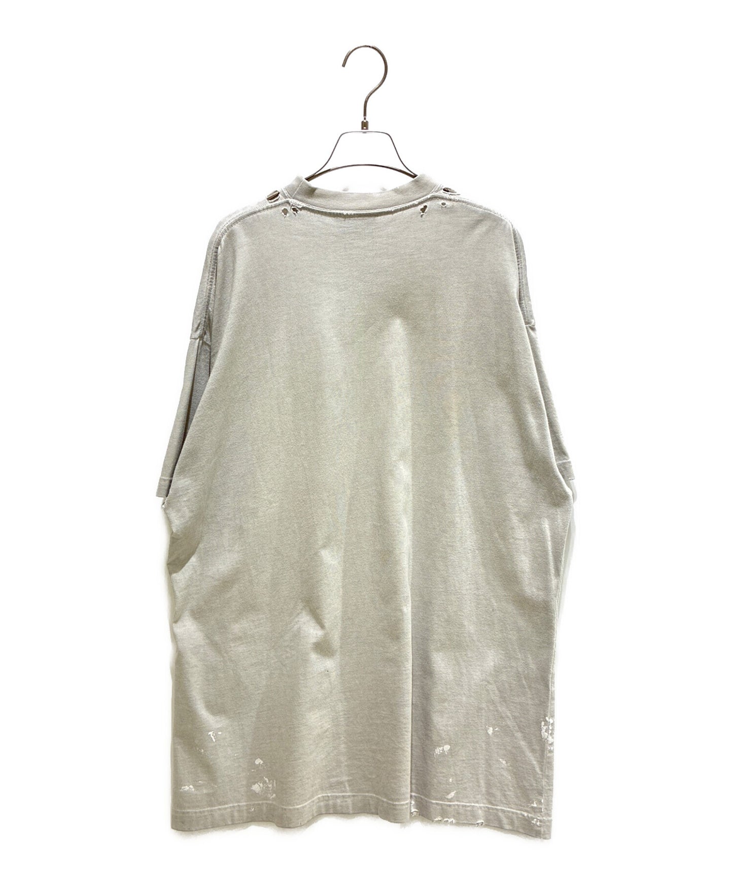 [Pre-owned] BALENCIAGA Damaged T-shirts/Cut & sewn/Logo T-shirts/Logo cut & sewn 694576 TMV88