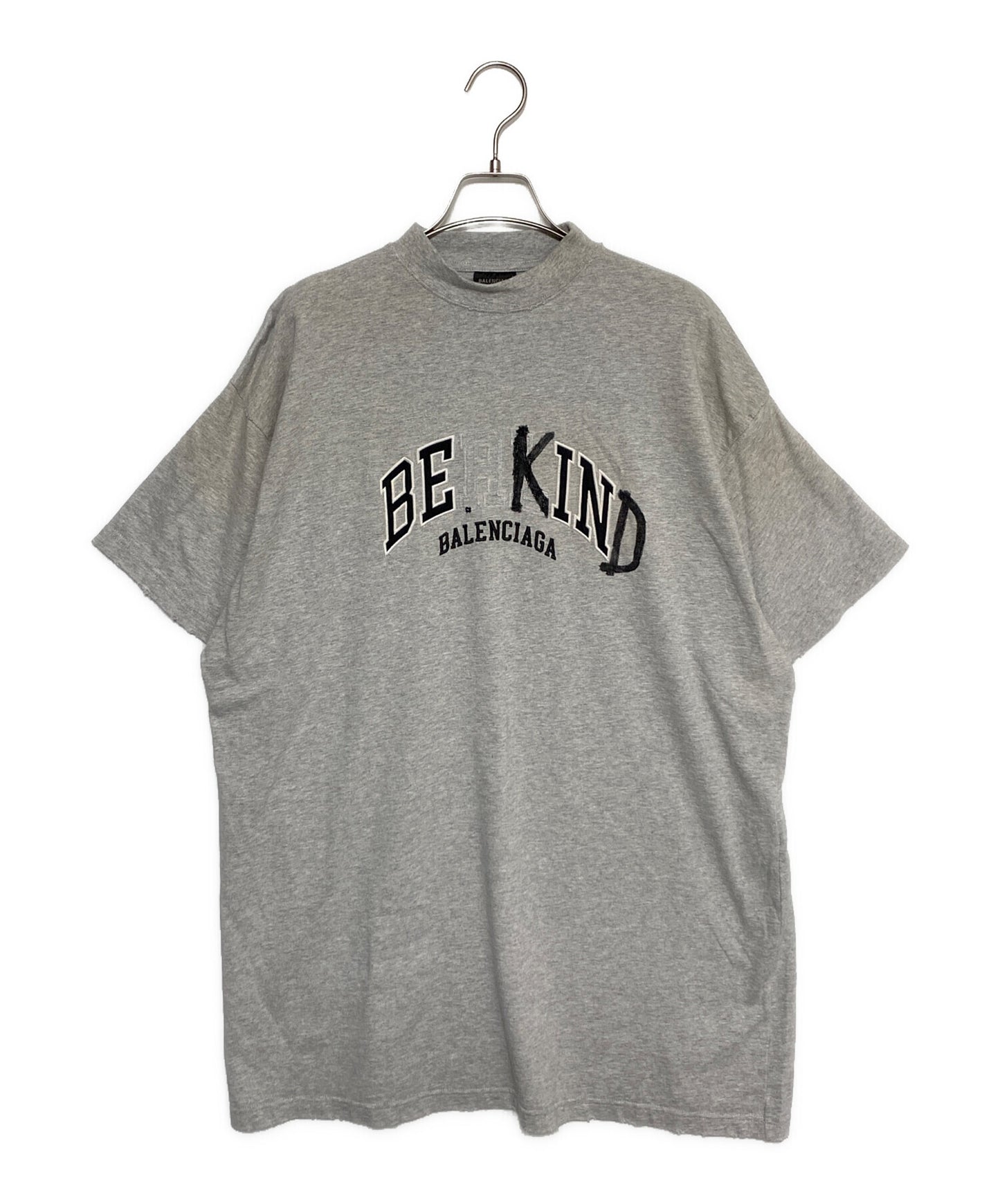 [Pre-owned] BALENCIAGA Damaged Logo T-Shirt 739028 TPVD5