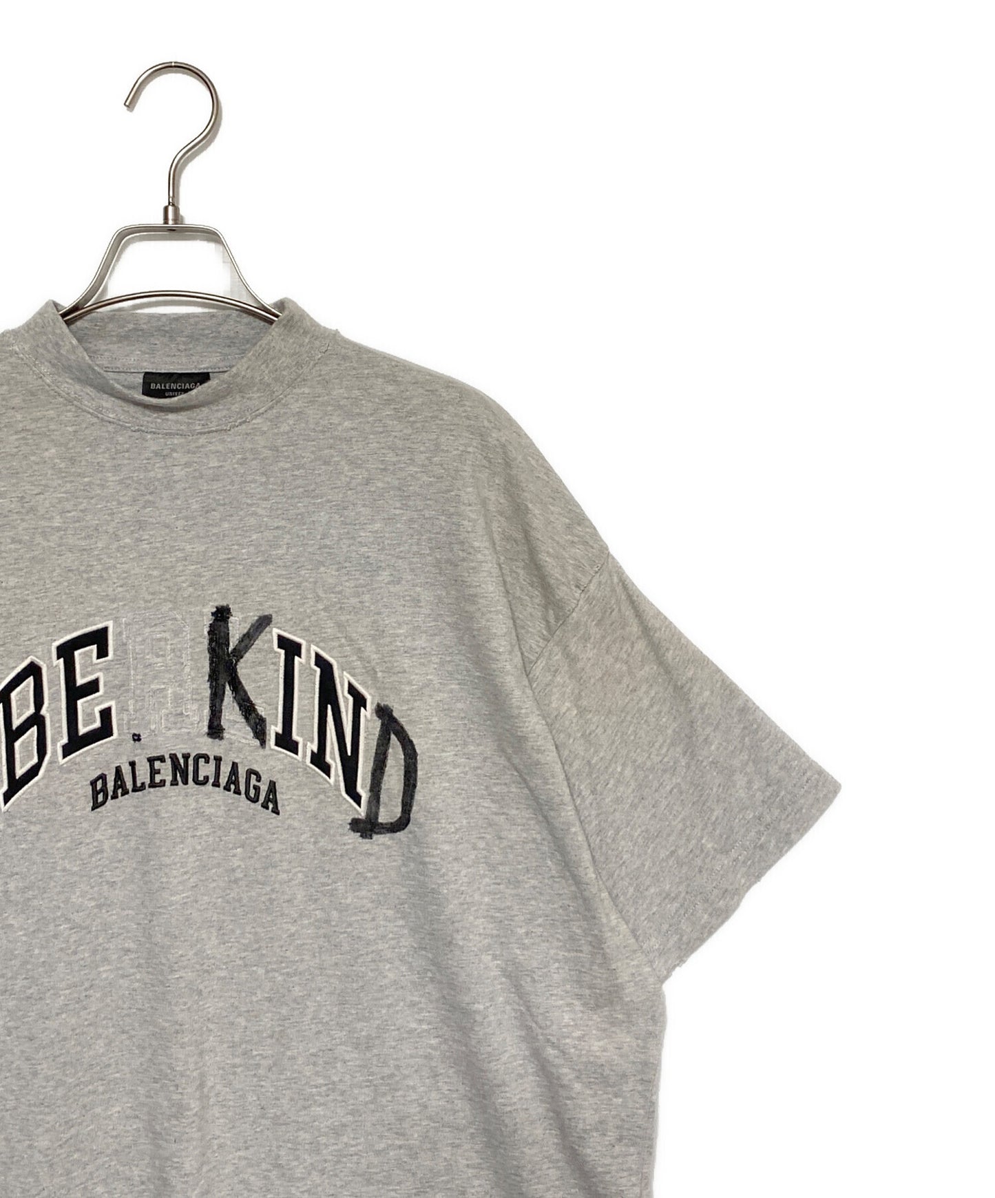 [Pre-owned] BALENCIAGA Damaged Logo T-Shirt 739028 TPVD5