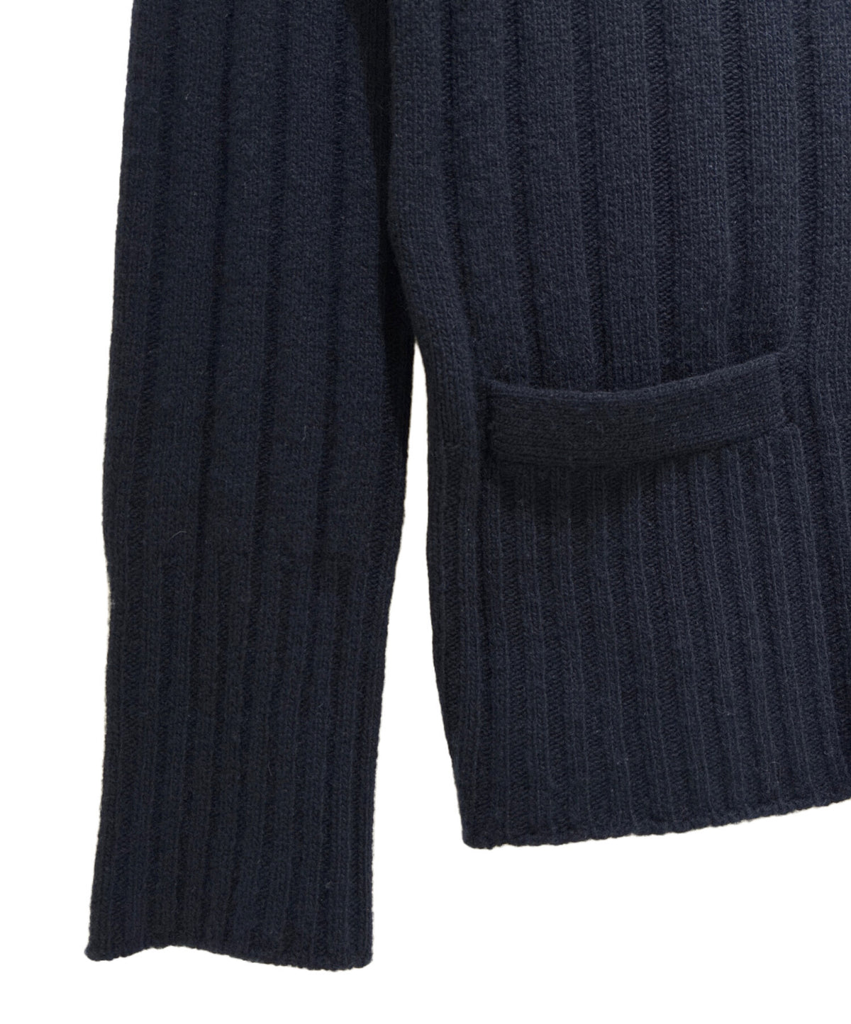 [Pre-owned] PRADA Boat Neck Rib Knit/Crew Neck/Slim Knit P24S74 S152 1APQ