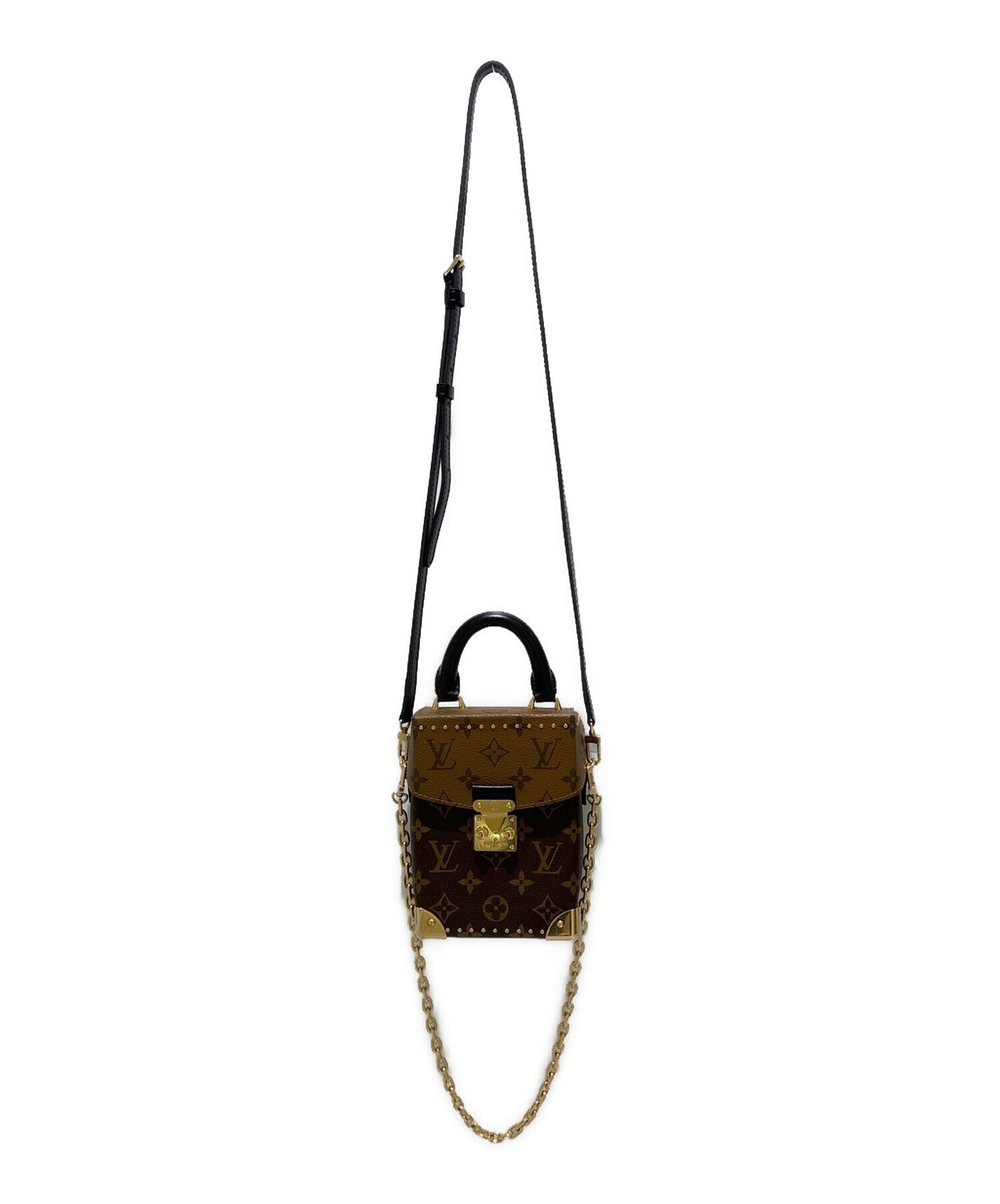 [Pre-owned] LOUIS VUITTON Camera Box Monogram Reverse / M82465 / Handbag / Shoulder bag / 2WAY bag M82465