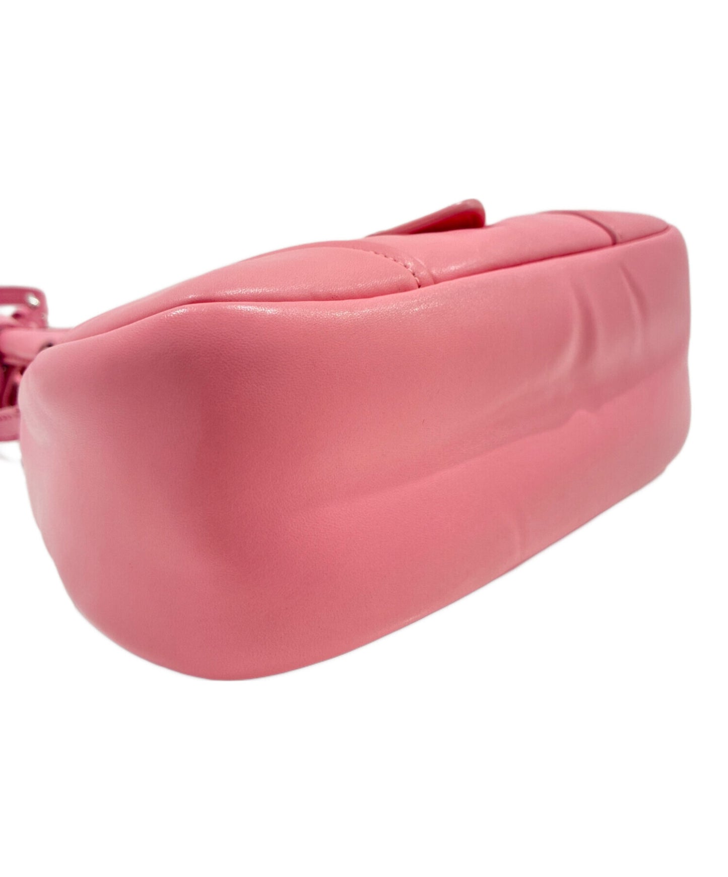 [Pre-owned] PRADA Saffiano Triangle Moon Padded Shoulder Bag / Handbag / Shoulder Bag / 2-way Bag 1BA381