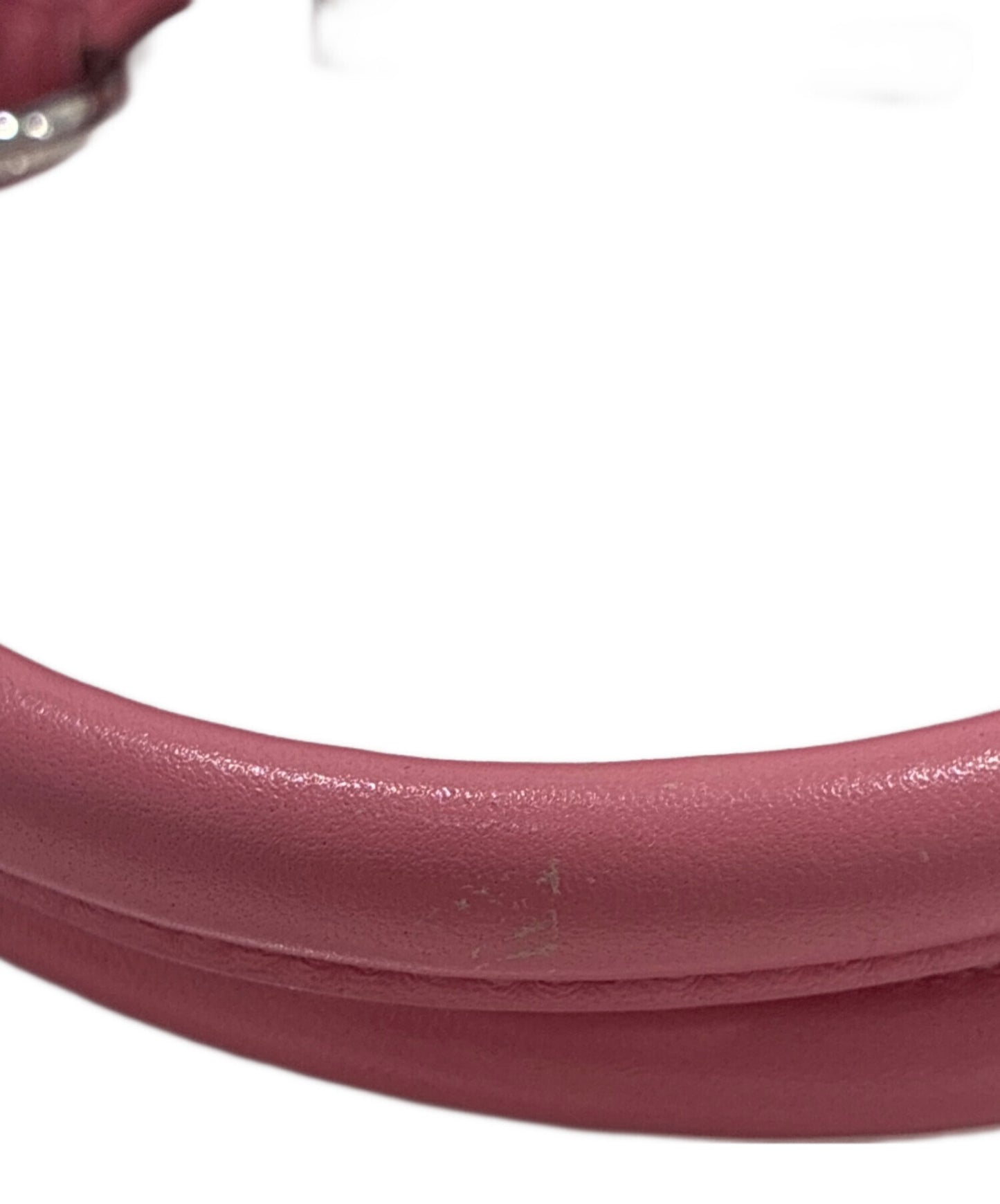 [Pre-owned] PRADA Saffiano Triangle Moon Padded Shoulder Bag / Handbag / Shoulder Bag / 2-way Bag 1BA381