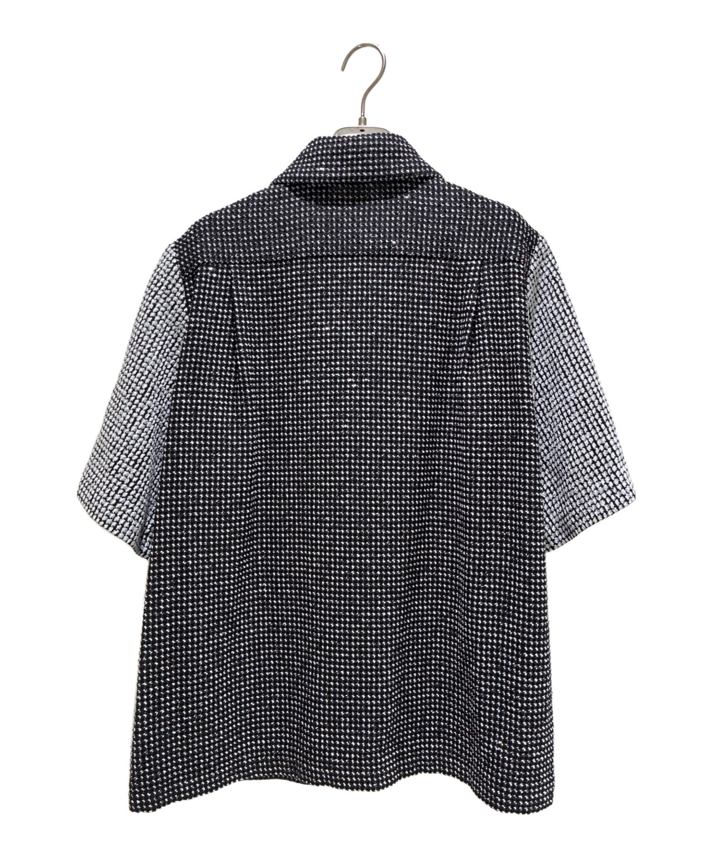[Pre-owned] CHANEL P78 25SS Coco mark button tweed blouse/short sleeve shirt/short sleeve shirt/short sleeve blouse P78971V71212