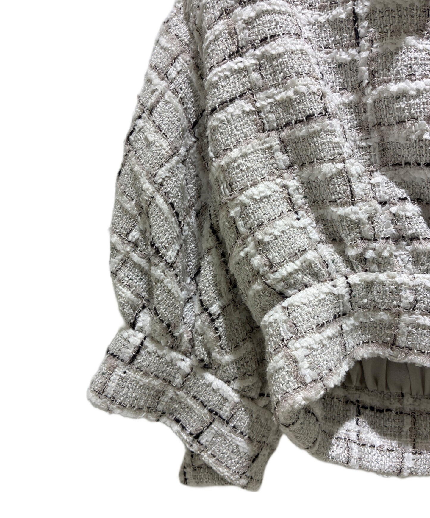 [Pre-owned] CHANEL P71 22 Cruise Cropped Tweed Short Jacket P71855V63403: Cruise Collection 2022