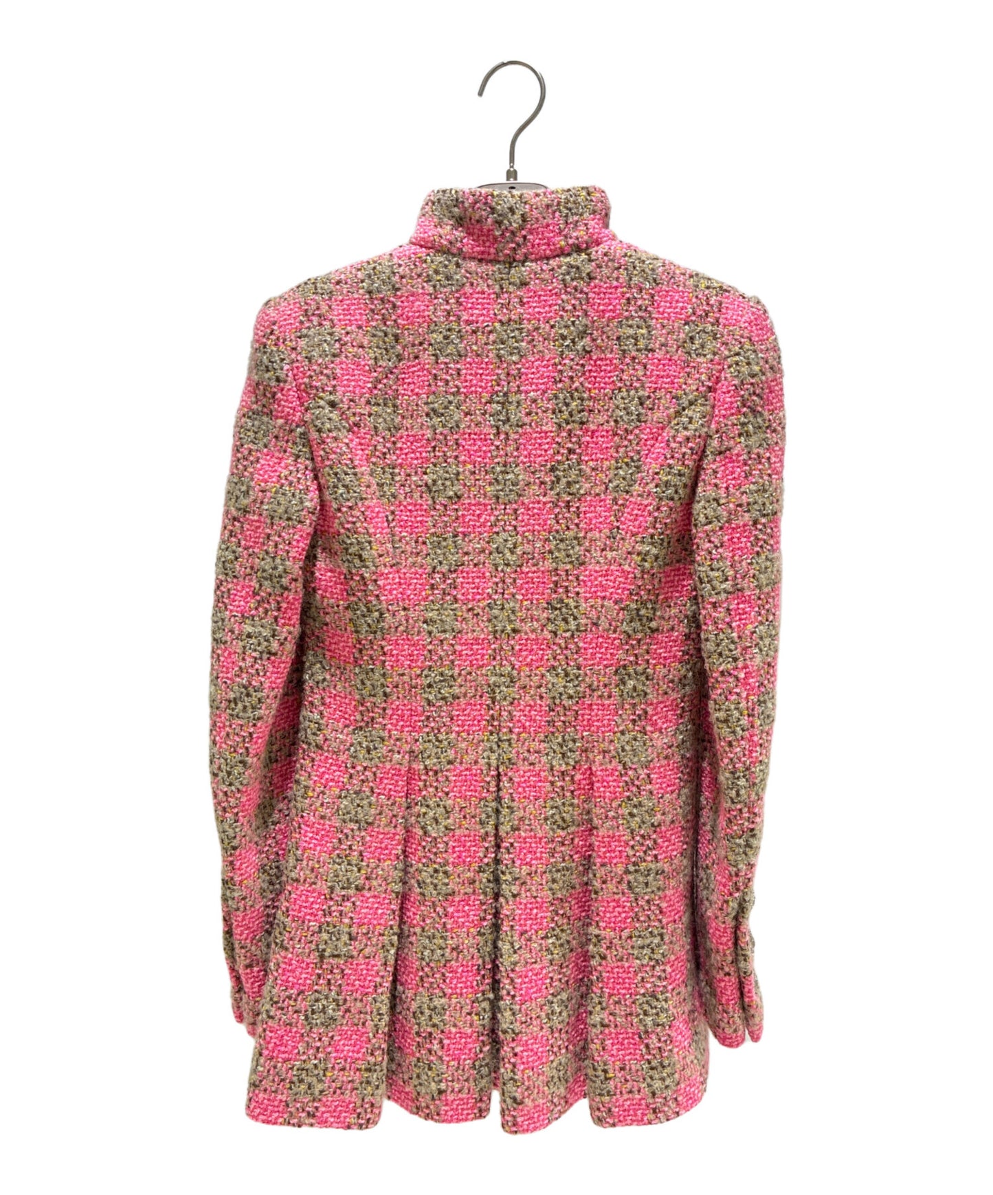 [Pre-owned] CHANEL Tweed jacket / Check / Coco button P73645V65301:2022