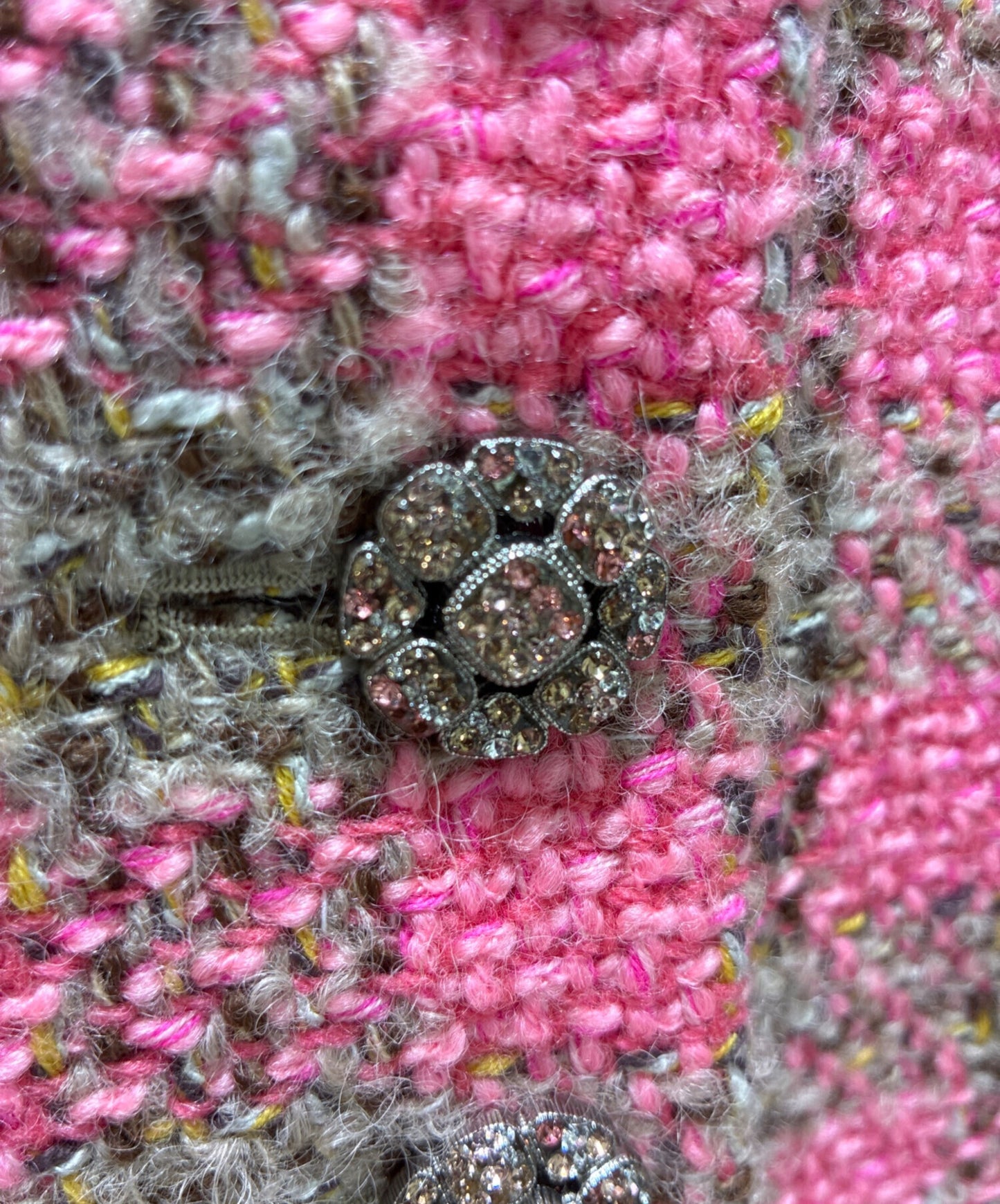 [Pre-owned] CHANEL Tweed jacket / Check / Coco button P73645V65301:2022