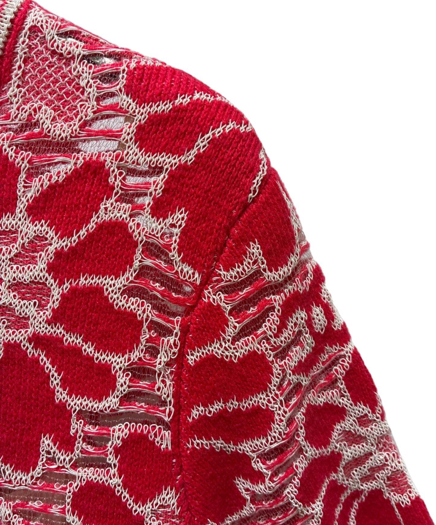 [Pre-owned] CHANEL P63 FLOWER KNIT DRESS Coco flower lace knit dress P63042K 48842: circa 2020