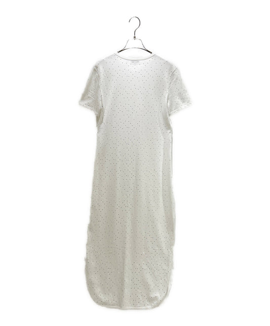 [Pre-owned] CHANEL Coco logo lame cut and sewn dress / long dress / cut and sewn dress / coco logo P70461K10042