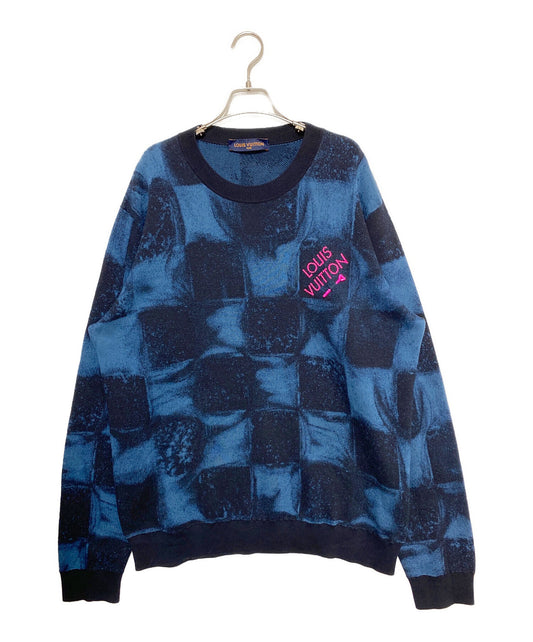 [Pre-owned] LOUIS VUITTON Damier Salt Jacquard Sweatshirt RM212M ET6 HLN14W