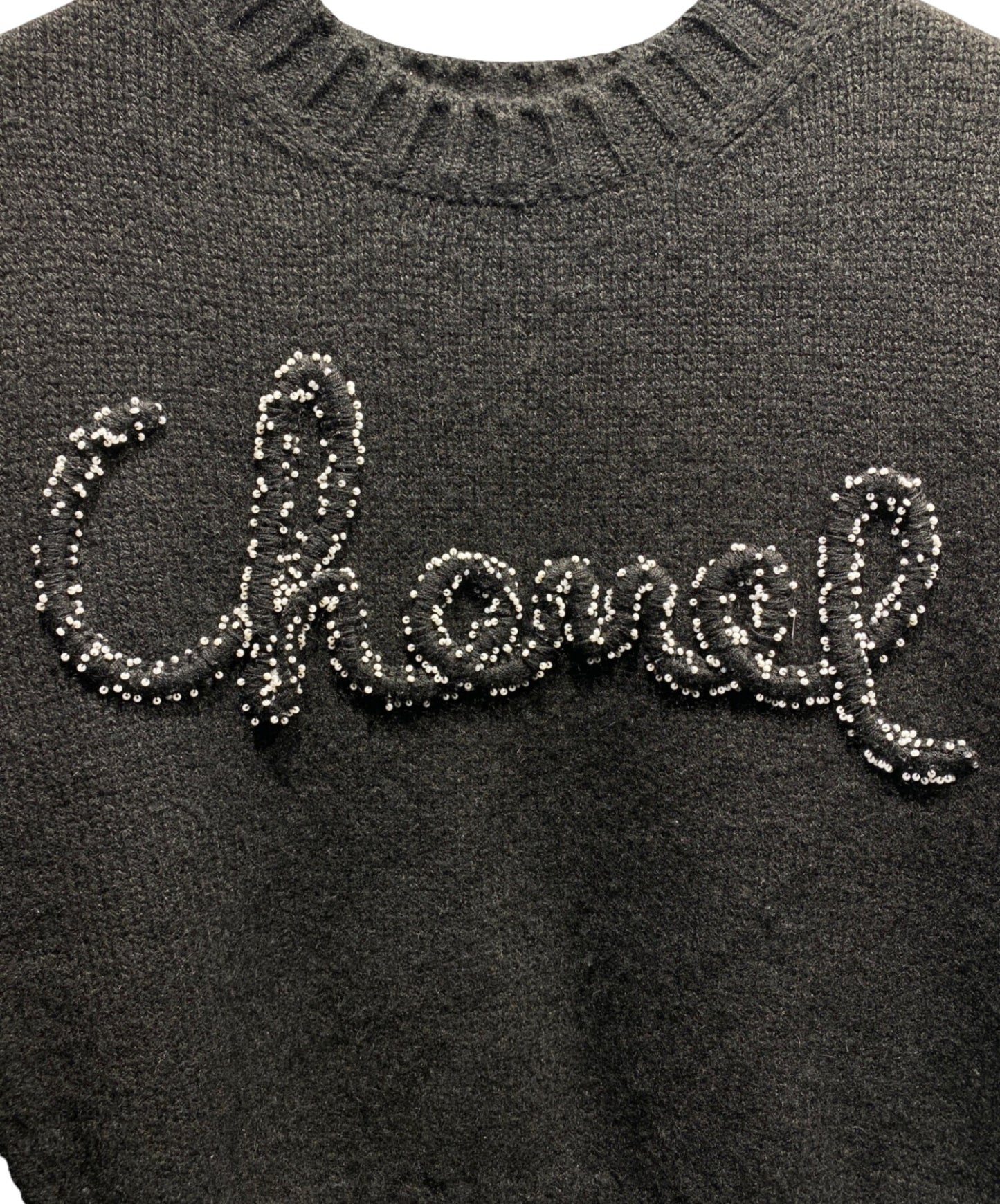 [Pre-owned] CHANEL Cashmere Pullover Knit / P65189K61044 / Logo Knit / Pullover / Sweater P65189K61044